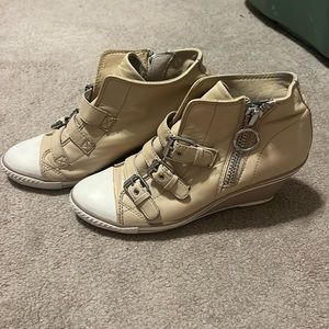 ASN Leather wedge sneaker size 6.5